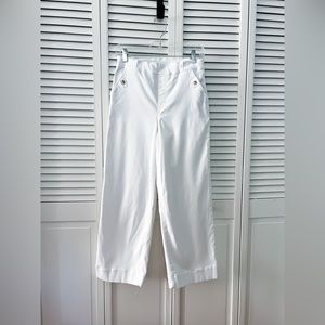 SPANX Stretch Twill Cropped Wide Leg Pant